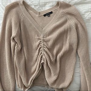 Brown Fall Crop Top Sx Medium